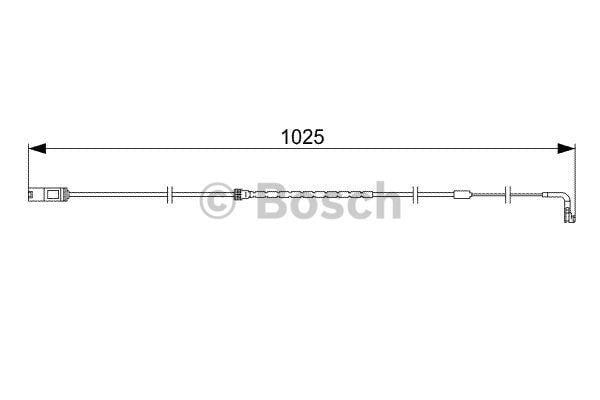 Brake pad wear sensor Bosch 1 987 473 026