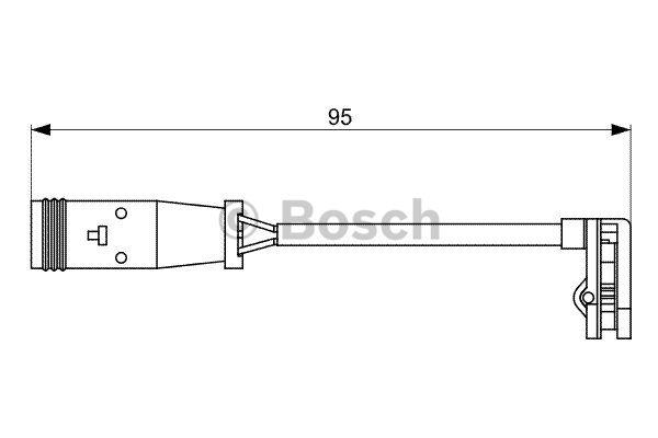 Bosch Brake pad wear sensor – price 16 PLN