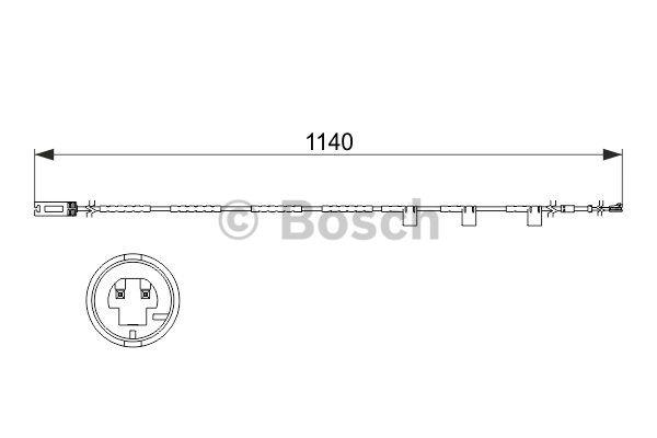 Brake pad wear sensor Bosch 1 987 473 525