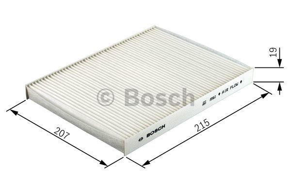Cabin filter with activated carbon Bosch 1 987 432 320