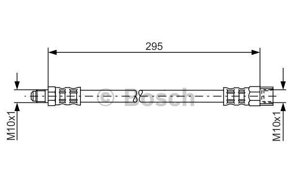 Brake Hose Bosch 1 987 481 015