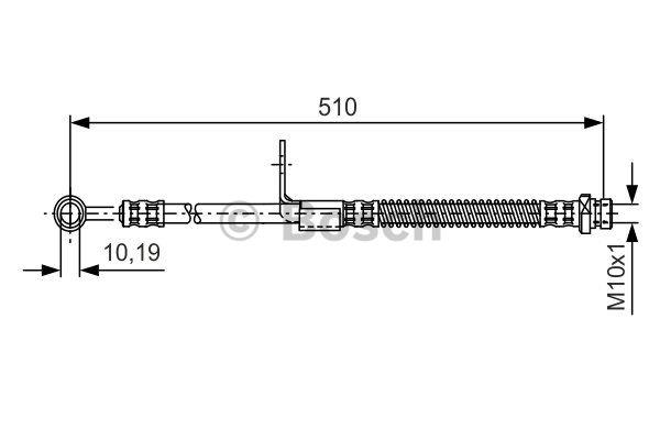 Brake Hose Bosch 1 987 481 155