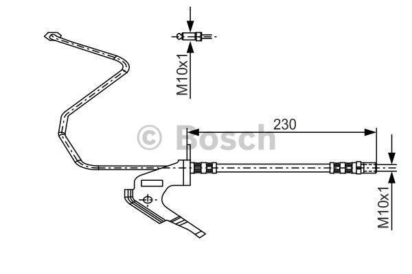 Brake Hose Bosch 1 987 481 161