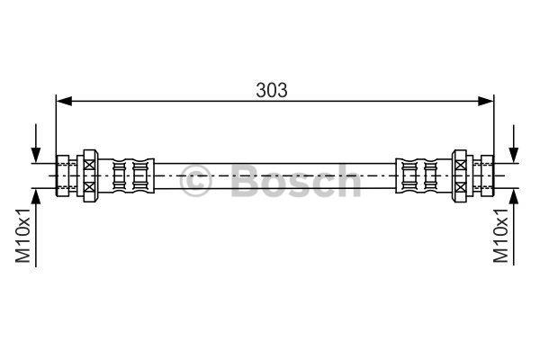 Brake Hose Bosch 1 987 481 164