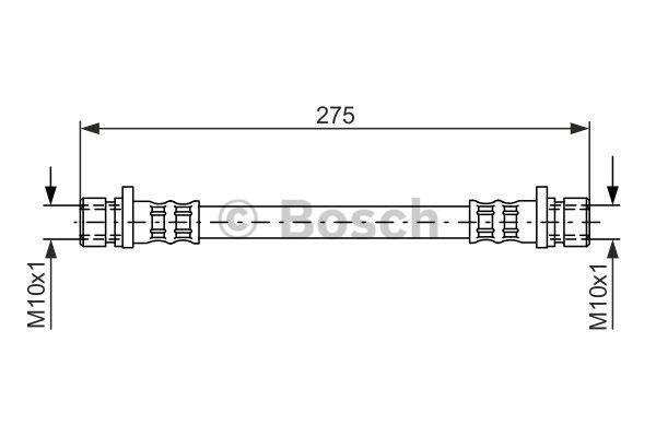 Brake Hose Bosch 1 987 481 210