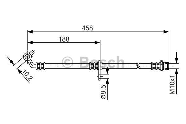 Bosch 1 987 481 330 Brake Hose 1987481330