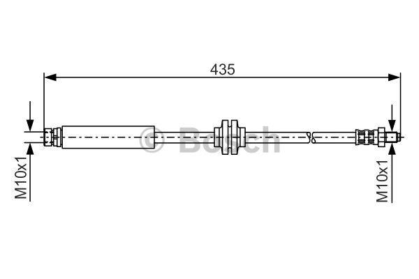 Brake Hose Bosch 1 987 481 373