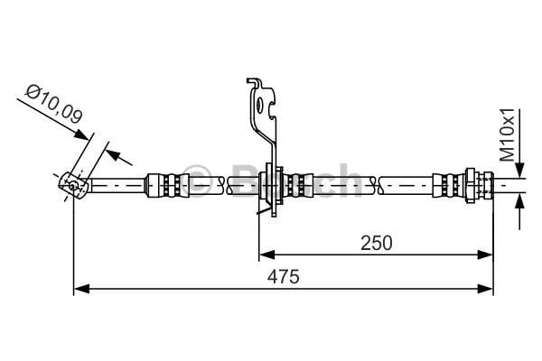 Brake Hose Bosch 1 987 481 392