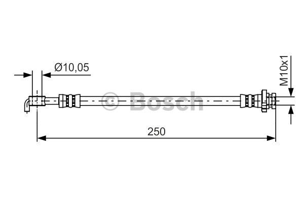 Brake Hose Bosch 1 987 481 434