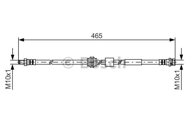 Brake Hose Bosch 1 987 481 451
