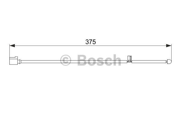 Brake pad wear sensor Bosch 1 987 474 562