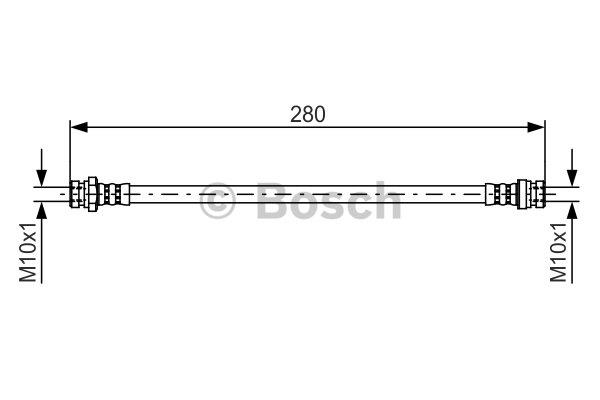 Brake Hose Bosch 1 987 481 455