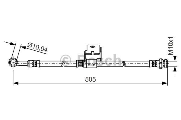 Brake Hose Bosch 1 987 481 506