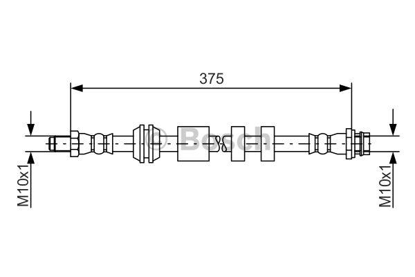 Brake Hose Bosch 1 987 481 563
