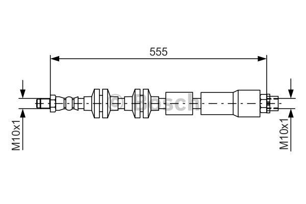Brake Hose Bosch 1 987 481 569