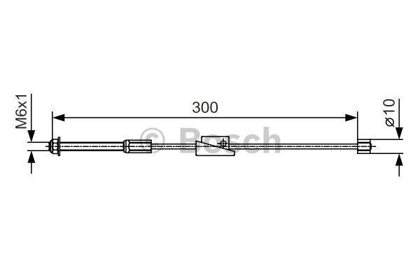 Cable Pull, parking brake Bosch 1 987 482 132