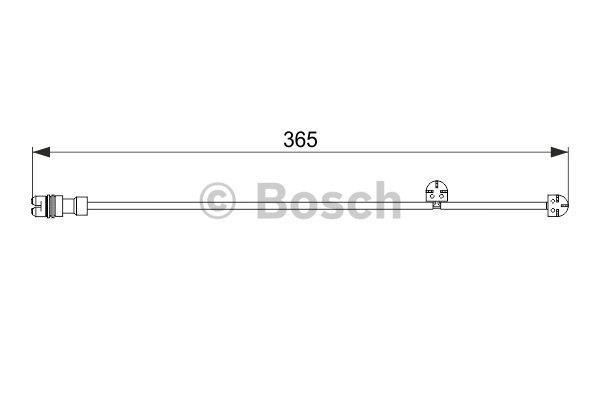 Warning contact, brake pad wear Bosch 1 987 474 570