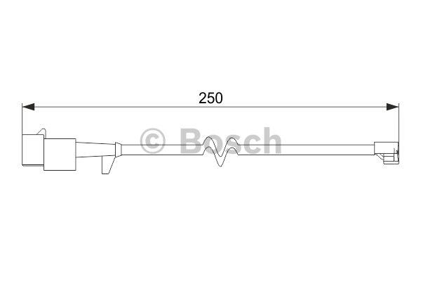 Brake pad wear sensor Bosch 1 987 474 574