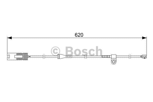 Brake pad wear sensor Bosch 1 987 474 955