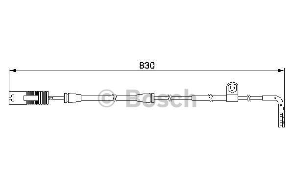 Bosch Brake pad wear sensor – price 31 PLN