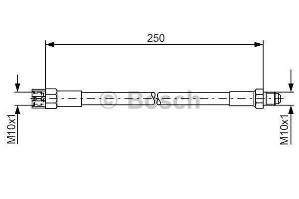 Brake Hose Bosch 1 987 476 009