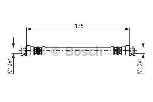 Brake Hose Bosch 1 987 476 012