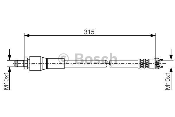 Brake Hose Bosch 1 987 476 032