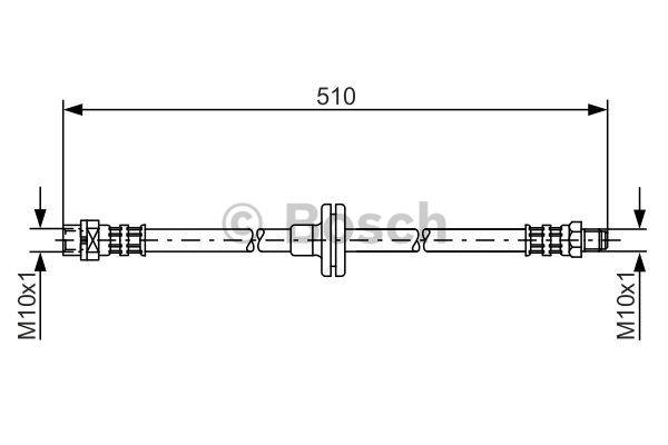 Brake Hose Bosch 1 987 476 056