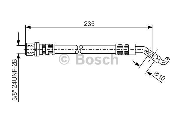 Brake Hose Bosch 1 987 476 207