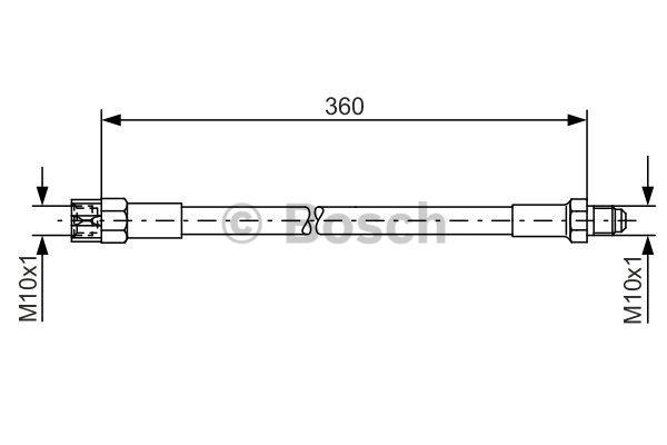 Brake Hose Bosch 1 987 476 235