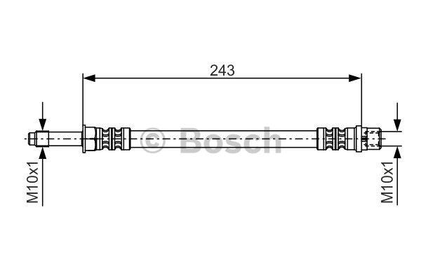 Brake Hose Bosch 1 987 476 313