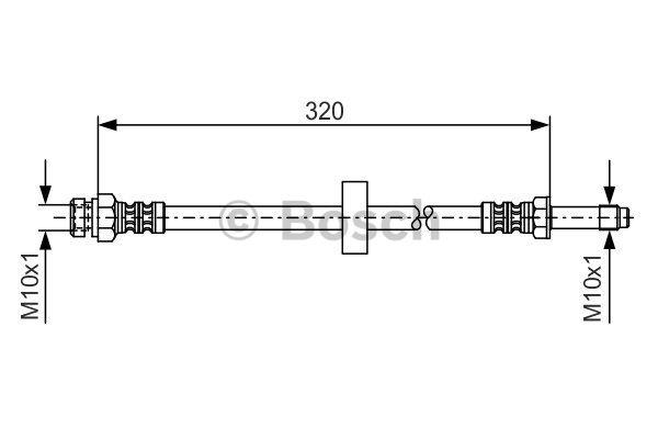 Brake Hose Bosch 1 987 476 317