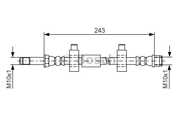 Brake Hose Bosch 1 987 476 320