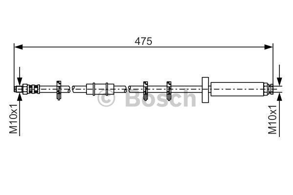 Brake Hose Bosch 1 987 476 329