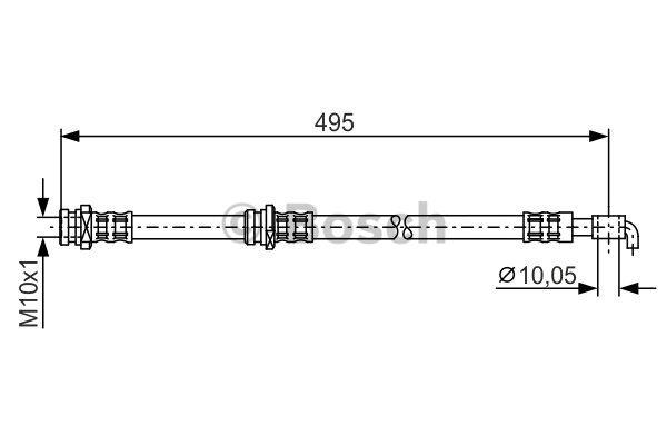 Brake Hose Bosch 1 987 476 401