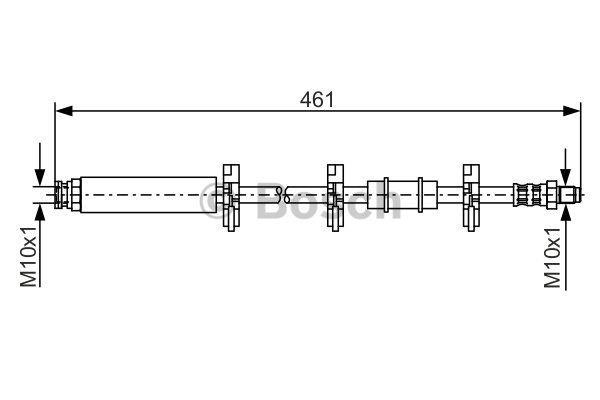 Brake Hose Bosch 1 987 476 463