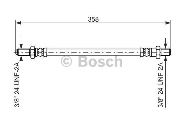Bosch 1 987 476 480 Brake Hose 1987476480