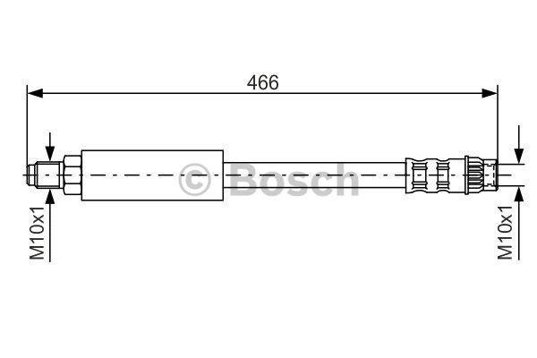 Brake Hose Bosch 1 987 476 492