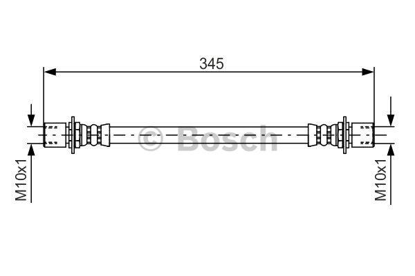 Brake Hose Bosch 1 987 476 497