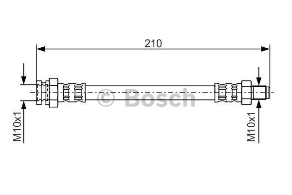 Brake Hose Bosch 1 987 476 502