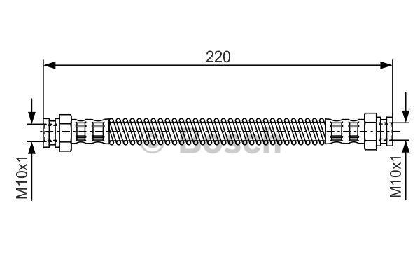 Brake Hose Bosch 1 987 476 560