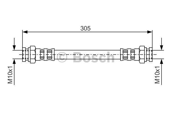 Brake Hose Bosch 1 987 476 678