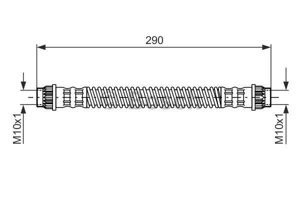 Brake Hose Bosch 1 987 476 702
