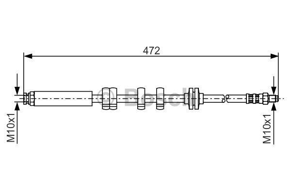 Brake Hose Bosch 1 987 476 769