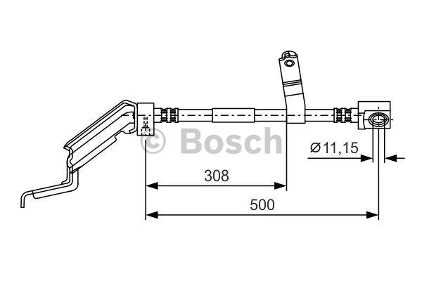 Brake Hose Bosch 1 987 476 866