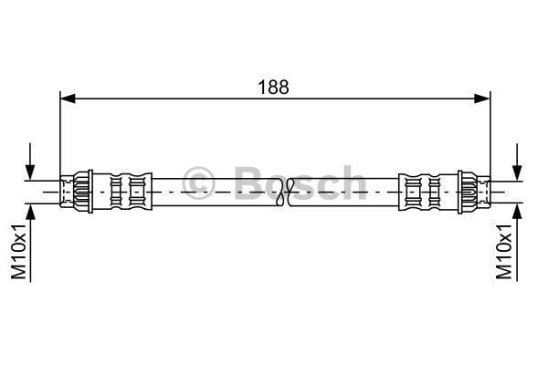 Brake Hose Bosch 1 987 476 917