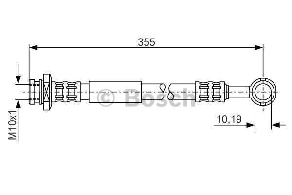 Brake Hose Bosch 1 987 476 933