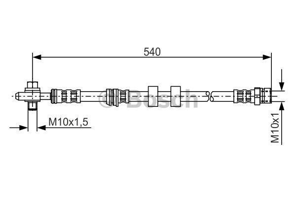 Bosch Brake Hose – price 74 PLN