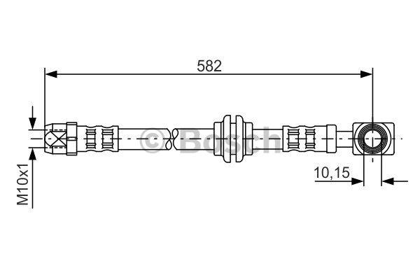 Brake Hose Bosch 1 987 476 991