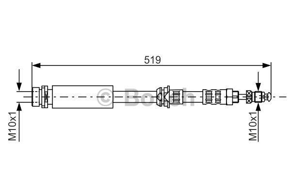 Brake Hose Bosch 1 987 476 993